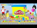 Wah Yuta Ajak Mia Main ke Play Doh Land Raksasa 😱 Hidupkan Monster Playdoh| Sakura School Simulator