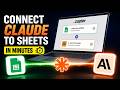 How to connect Claude AI to Google Sheets via Zapier (Quick Guide)