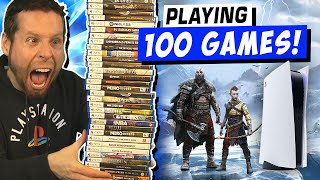 I played 100 PLAYSTATION 5 games in one video
