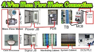 4 Wire Mass Flow Meter Connection Procedure.