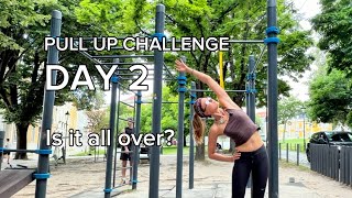 PULL UP like a GIRL: day 2 — almost got it