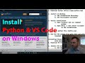 Install Python and VS Code on Windows