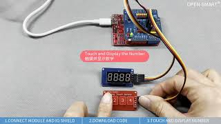 OPEN SMART 4 CH Capacitive Analog Touch Sensor Module Tutorial for Arduino