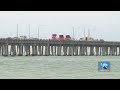 Truck goes off Chesapeake Bay Bridge-Tunnel, crews continue searching for driver