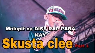 Galit na rapper, naghandog ng kanta kay skusta clee  || DissRap para kay skusta Clee