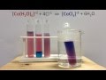 Le Chatelier's Principle Lab with Cobalt Complex Ions