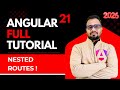 Angular 21 Tutorial in Hindi #40 | Nested Routes | Child Routing