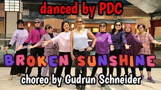 Broken Sunshine line dance, chor.by Gudrun Schneider(DE), danced by PDC(INA)