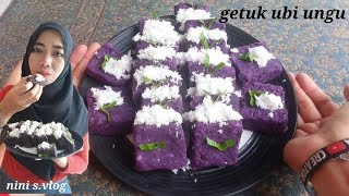 Resep membuat Getuk ubi ungu simple dan enak