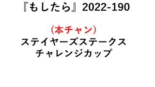 『もしたら』ステイヤーズステークス🐴チャレンジカップ🐴2022-190