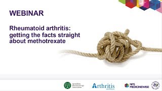 WEBINAR – Rheumatoid arthritis: getting the facts straight about methotrexate