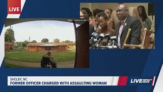 Shelby, North Carolina community rallies after officer charged with assault