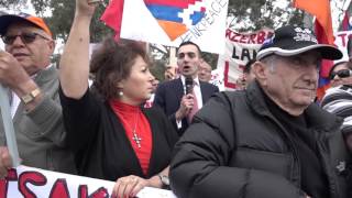 Armenia TV (Australia) - #ARTSAKHSTRONG Protest Highlights Clip