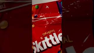 Shaking Skittles in the movie theater 🎭 #shorts #asmr #skittles #candies #theatre