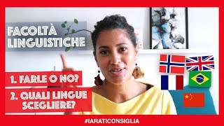 UNIVERSITÀ facoltà di LINGUE || COSA SCEGLIERE? || IaraHeide ti consiglia