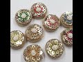 handwork zardosi moti sequin buttons