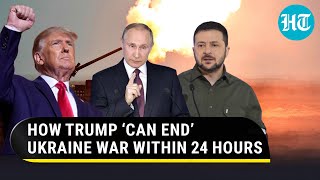 Trump ‘guarantees’ to end Ukraine war within a day; ‘Will tell Putin and Zelensky…’ | Watch