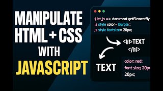 JavaScript DOM Manipulation Tutorial | Control HTML & CSS