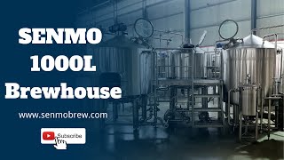 SUS304 1000L10HL 10BBL Craft beer brewhouse system for microbreweries! SENMO MACHINERY