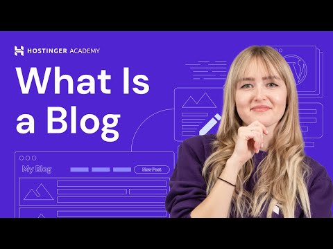 What is the purpose of blogging?