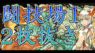 闘技場1　二枚抜き　ミルパソロ　【パズドラ】