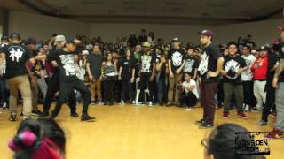 THE LION'S DEN 2014 | Hybrids Of Freedom vs  KrumPinoy | UNDIGNIFIED 5v5 FINALS