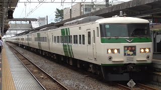 「爆音通過!!!」185系〔A1編成+C6編成〕  ［踊り子115号］〈3035M/4035M〉@国府津