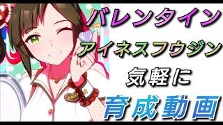 【ウマ娘】バレンタインアイネスちゃん育成動画 気軽に育成＜アイネスフウジン＞皆さん自由に見てね☆