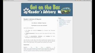 GOTB Readers Advisory - Introduction to the Program