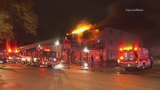 1 man dead after apartment building fire in Gary, Indiana; multiple people rescued