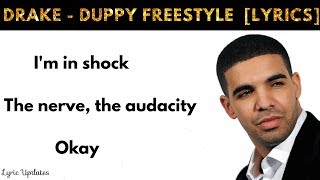 Drake - Duppy Freestyle [ Lyrics ]