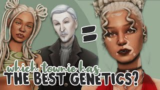 Which Townie has the BEST Genetics? | Sims 4 Create a Sim Challenge