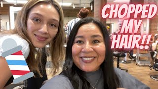 VLOG: MY NIECE CUT MY HAIR!  💇🏻‍♀️💈✂️  #momvlogs #makeover #familyvlog