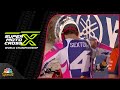 Chase Sexton gets landed on in 450 Moto 1 of SMX World Championship Finals | Motorsports on NBC