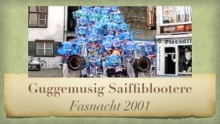 Basler Fasnacht 2001 mit der Guggemusig Saiffblootere Reinach