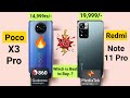 Redmi Note 11 Pro vs Poco X3 Pro Which is Best to Buy 🤔🤷‍♂️🔥