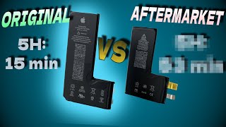 iPhone Original Battery (Bad Health) VS Aftermarket New | Original VS Fake