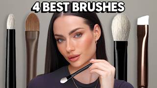 THESE ARE THE ONLY 4 MAKEUP BRUSHES YOU NEED FOR ANY EYE MAKEUP LOOK!