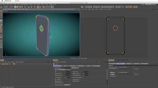 UV Unwrapping Curved parts of a 3D model in Cinema 4D