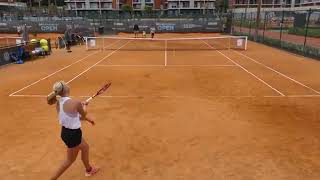 Clara Tauson vs Sparring Partner Tennis Practice at The Academy