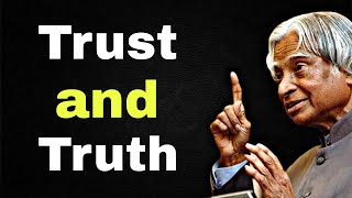 Trust and Truth || Dr APJ Abdul Kalam sir Quotes || Whatsapp Status || Spread Postivitly