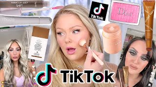 TESTING VIRAL BEAUTY PRODUCTS TIKTOK MADE ME BUY 🤯 ARE THEY WORTH THE HYPE?! | KELLY STRACK