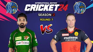 BEST MATCH IN KPL SEASON RKS VS ASK ROUND 7 | KPL SEASON 2 Cricket 24 LIVE Tamil | TAMILGAMINGRK