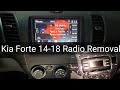 Kia Forte 2014 -2018 radio Removal