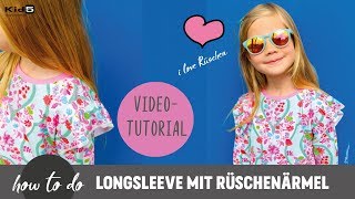 süßes Rüschen-Shirt ganz einfach selber Nähen       DIY-Näh-Tutorial