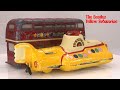 Yellow Submarine The Beatles No. 803 restoration and London bus No. 468. Die-cast models.