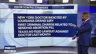 New York doctor charged for allegedly prescribing abortion pill