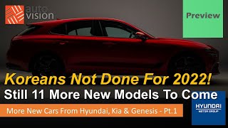 11 More New Models To Come in 2022 from Hyundai, Kia and Genesis!