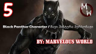 Black Panther Character / შავი პანტერა პერსონაჟი