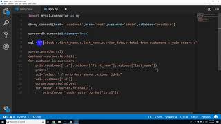 Python Mysql connector & Effective SQL Queries Writing for Data Science